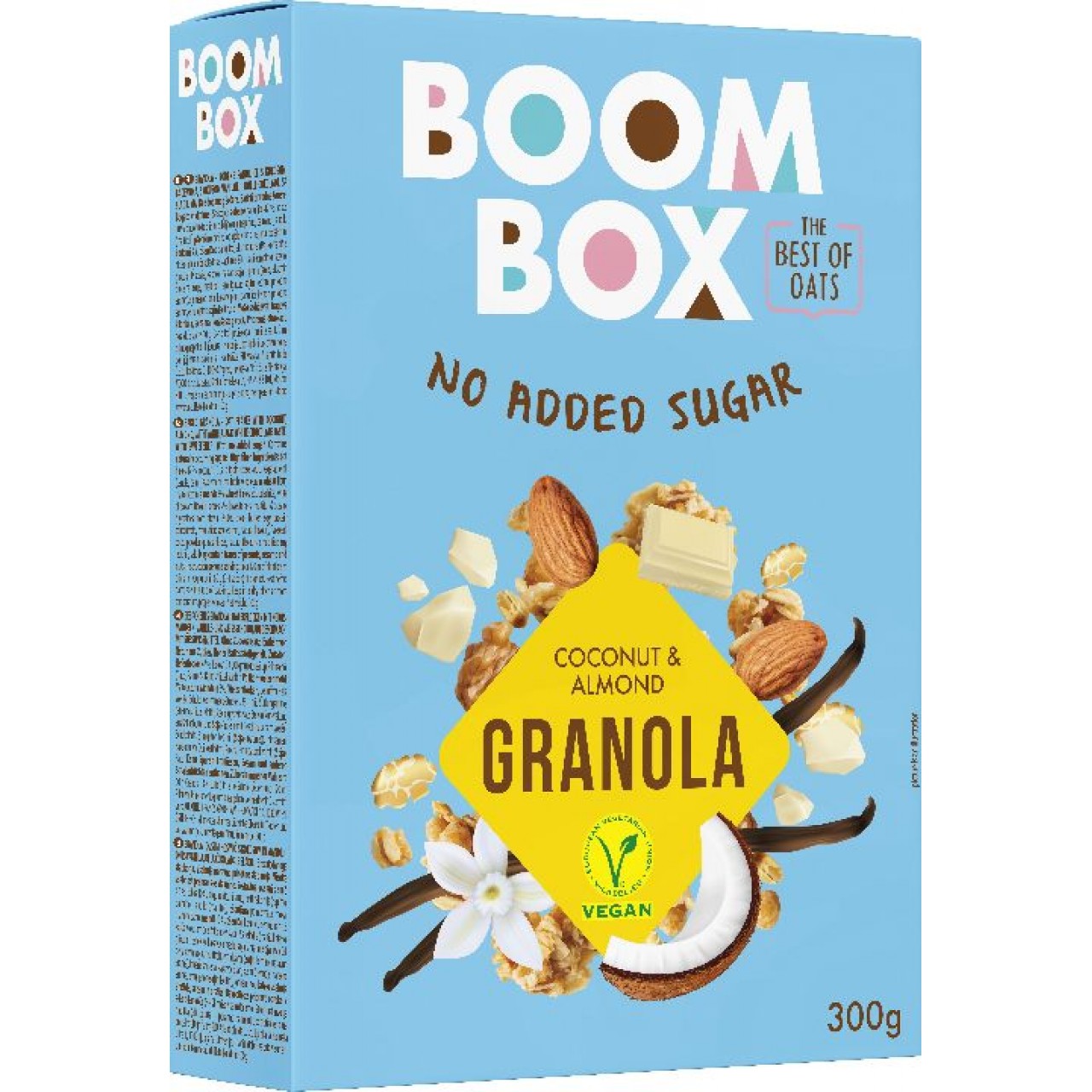 BOOM BOX OVSENA GRANOLA KOKOSBADEMBELA ČOKOLADAVANILA 300G Online