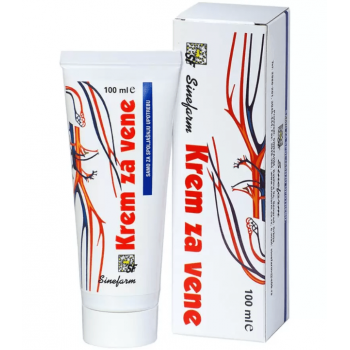KREM ZA VENE SA BILJNIM EKSTRAKTIMA, PANTENOLOM, ALANTOINOM, I VITAMINIMA A, D, I E 100ML