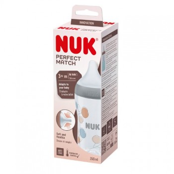 NUK PLASTIČNA FLAŠICA PERFECT MATCH TWIG 260ML NUK PLASTIČNA FLAŠICA PERFECT MATCH TWIG 260ML