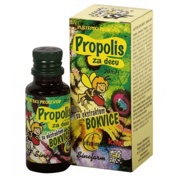 PROPOLIS KAPI ZA DECU SA BOKVICOM I C VITAMINOM 20ML