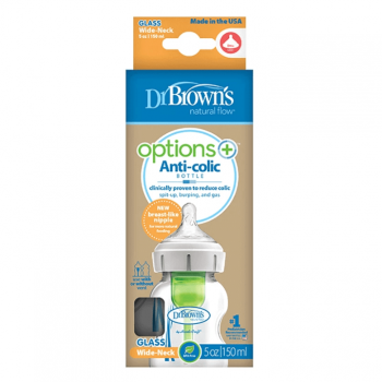 DR BROWNS WIDE NECK STAKLENA BOCA OPTIONS 150ML