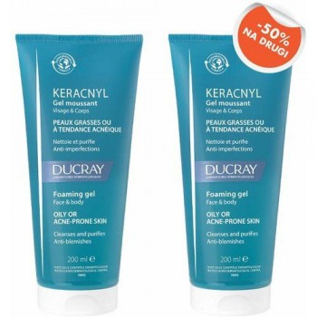 DUCRAY PROMO KERACNYL PENUŠAVI GEL -50% na drugi artikal