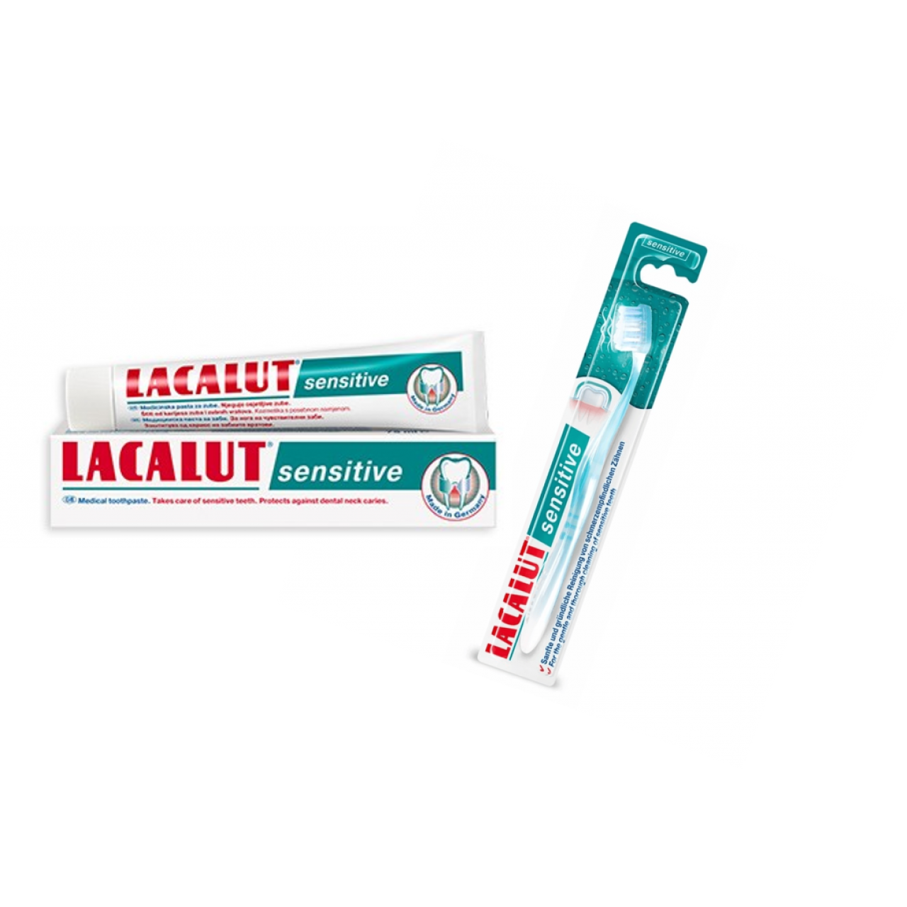 LACALUT SENSITIVE PASTA ZA ZUBE + GRATIS ČETKICA | On-line Apoteka Janković