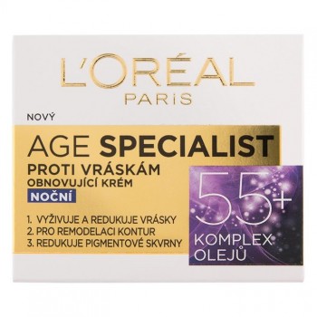 LOREAL AGE SPECIALIST NOĆNA KREMA 55+ 50ML LOREAL AGE SPECIALIST NOĆNA KREMA 55+ 50ML