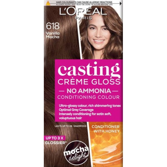 L'OREAL CASTING BOJA ZA KOSU 618 - vanila moka L'OREAL CASTING BOJA ZA KOSU 618 - vanila moka