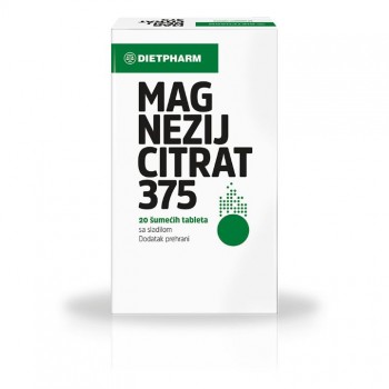 MAGNEZIJUM CITRAT ŠUMEĆE TABLETE 375MG A20