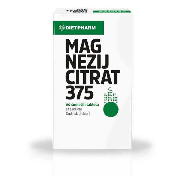 MAGNEZIJUM CITRAT ŠUMEĆE TABLETE 375MG A20