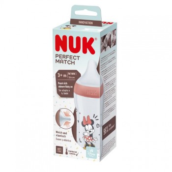 NUK PLASTIČNA FLAŠICA PERFECT MATCH MINI CRVENA 260ML NUK PLASTIČNA FLAŠICA PERFECT MATCH MINI CRVENA 260ML