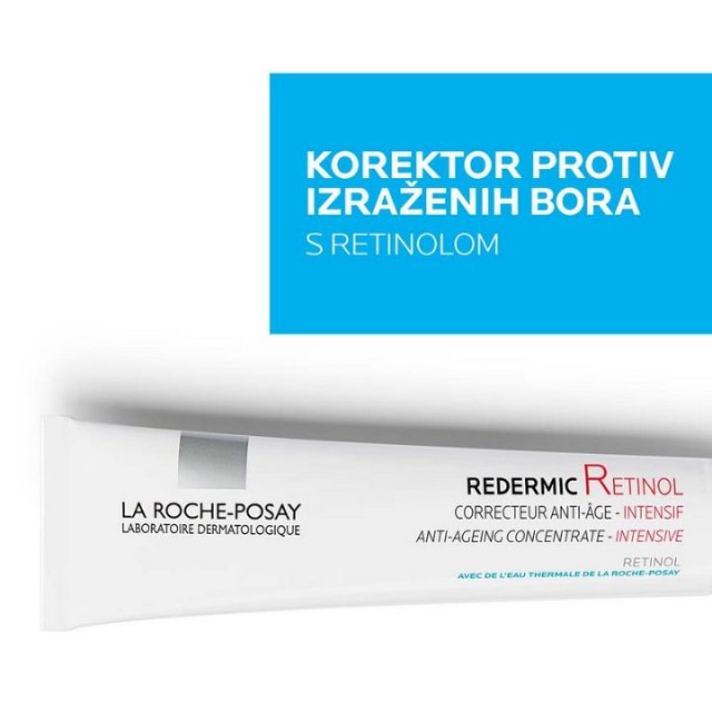 La Roche-Posay REDERMIC RETINOL Intenzivni korektor protiv izraženih bora i staračkih pega, 30 ml