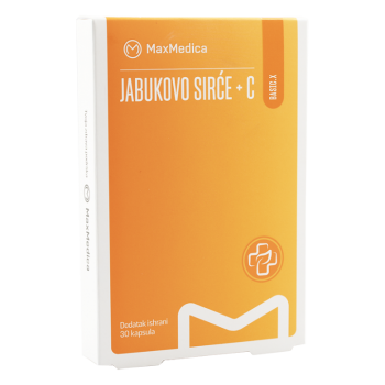 MAXMEDICA JABUKOVO SIRĆE+C KAPSULE A30