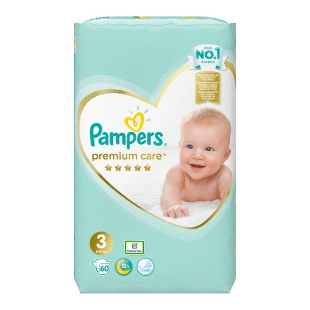 PAMPERS PREMIUM 3 A60