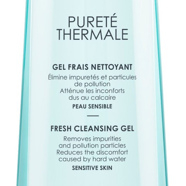 VICHY PURETÉ THERMALE Sveži gel za čišćenje osetljive kože lica, 200 ml
