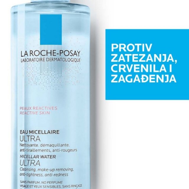 La Roche-Posay PHYSIOLOGICAL Micelarna voda za čišćenje kože i uklanjanje šminke, reaktivna koža, 400 ml