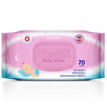 KOSILI BEBI VLAŽNE MARAMICE ROZE A70