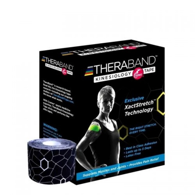 KINESIO TAPE CRNA TRAKA 5M