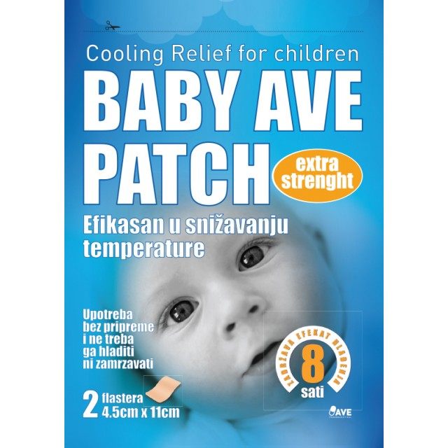 BABY AVE-PATCH FLASTER 4,5CM X 11CM A2