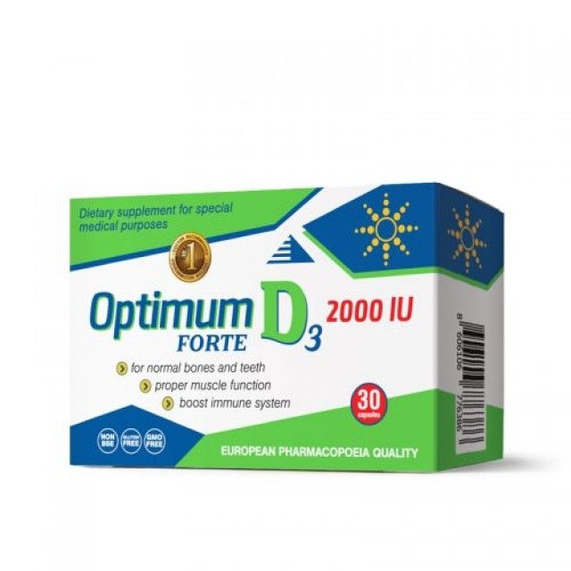 OPTIMUM D3 FORTE 2000IU KAPSULE A30