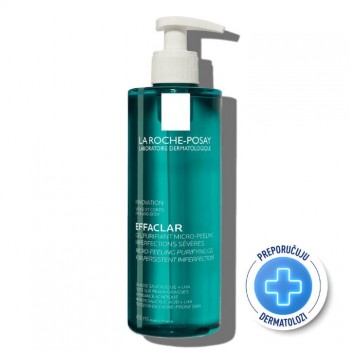 La Roche-Posay EFFACLAR Pročišćavajući mikro-piling gel za čišćenje lica i tela, za masnu kožu, 400 ml