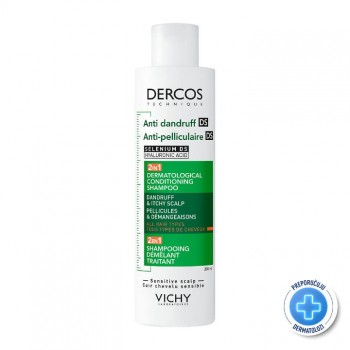 Vichy Dercos šampon protiv peruti DS 2u1 , 200ml