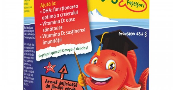 MOLLER'S OMEGA-3 JELLY FISH GUMENE RIBICE UKUS JAGODA A36 | On-line ...