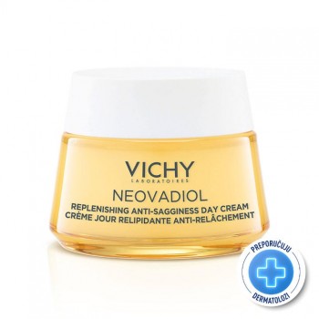 VICHY NEOVADIOL POSTMENO Hranjiva dnevna nega za čvrstinu kože i nadoknadu gubitka lipida u postmenopauzi, vrlo suva zrela koža, 50 ml