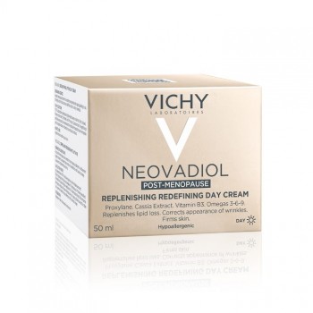 VICHY NEOVADIOL POSTMENO Hranjiva dnevna nega za čvrstinu kože i nadoknadu gubitka lipida u postmenopauzi, vrlo suva zrela koža, 50 ml