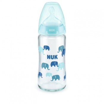 NUK STAKLENA FLAŠICA SA INDIKATOROM TEMPERATURE 240ML NUK STAKLENA FLAŠICA SA INDIKATOROM TEMPERATURE 240ML