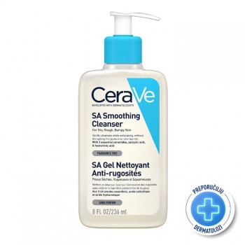 CERAVE SA SMOOTHING GEL ZA ČIŠĆENJE SUVE I GRUBE KOŽE 236ML