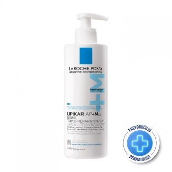 La Roche-Posay lipikar baume ap+max balzam sa trostrukim delovanjem 400ml