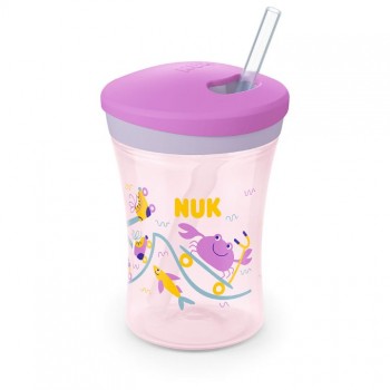 NUK ČAŠA SLAMČICA 255600 12M+ 230ML NUK ČAŠA SLAMČICA 255600 12M+ 230ML