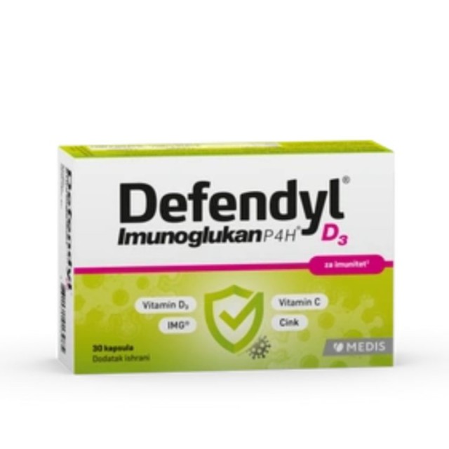 DEFENDYL-IMUNOGLUKAN D3, 30 KAPSULA DEFENDYL-IMUNOGLUKAN D3, 30 KAPSULA