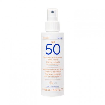 KORRES YOGHURT EMULZIJA U SPREJU ZA ZAŠTITU OD SUNCA ZA LICE I TELO SPF50 150ML