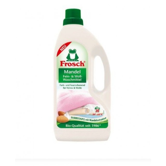 FROSCH TEČNI DETERDŽENT FINE&WOOL ALMOND 1500ML FROSCH TEČNI DETERDŽENT FINE&WOOL ALMOND 1500ML