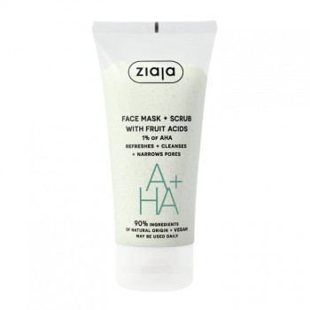 ZIAJA MASKA I PILING ZA LICE SA VOĆNIM KISELINAMA 55ML ZIAJA MASKA I PILING ZA LICE SA VOĆNIM KISELINAMA 55ML