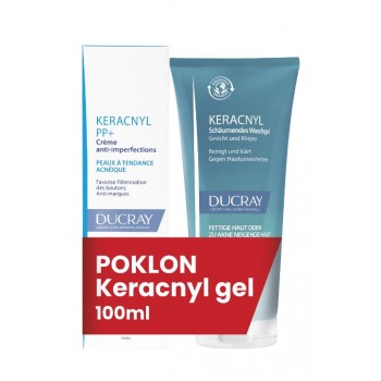 DUCRAY KERACNYL PP+ KREMA 30ML+ KERACNYL PENUSAVI GEL 100MLGRATIS   