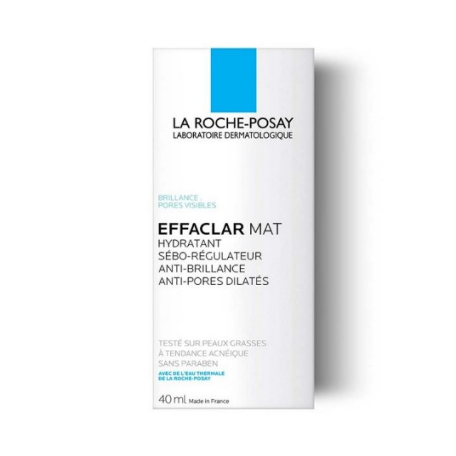 La Roche-Posay EFFACLAR MAT Hidratantna nega za lice s mat-efektom koja reguliše proizvodnju sebuma, 40ml