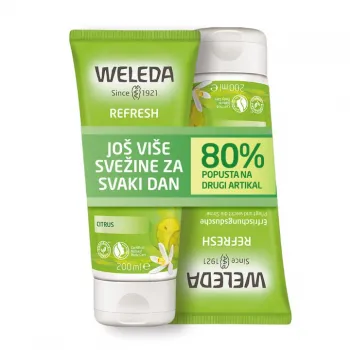 WELEDA PROMO SET GEL ZA TUŠIRANJE CITRUS 2X200ML