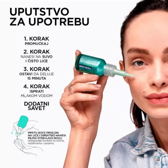 LOREAL BRIGHT REVEAL EXFOLIANT PILING PROTIV TAMNIH FLEKA 25ML