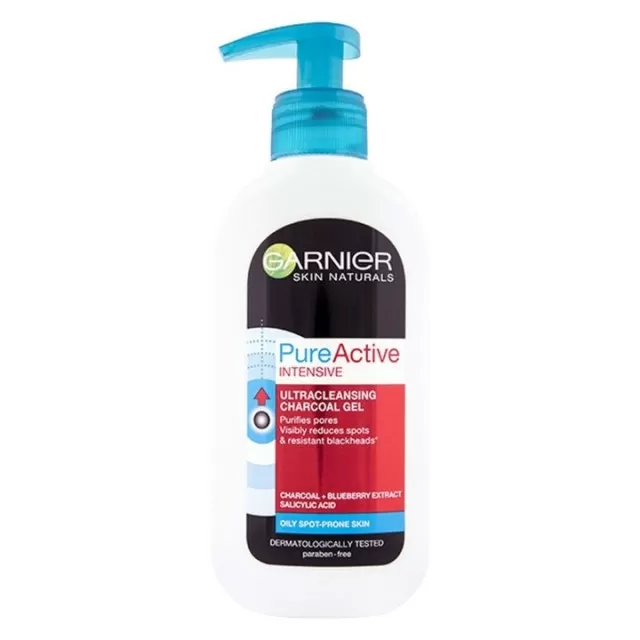 GARNIER SKIN NATURALS PURE ACTIVE GEL ZA ČIŠĆENJE PROTIV MITISERA 200ML