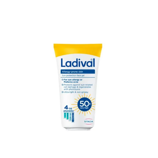 LADIVAL ZA LICE ZA KOŽU SKLONU ALERGIJAMA NA SUNCE SPF50+ 50ML