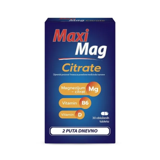 MAXI MAG CITRATE TABLETE A30
