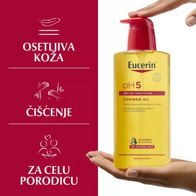 Eucerin pH5 Ulje za tuširanje sa pumpicom 400ml