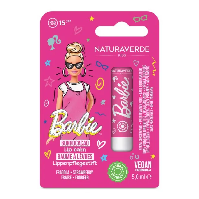 NATURAVERDE KIDS BARBIE BALZAM ZA USNE 5ML SPF15