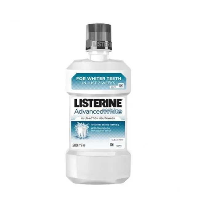 LISTERINE ADVANCE WHITE RASTVOR ZA ISPIRANJE USTA 500ML