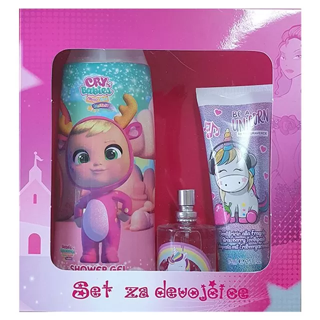DISNEY-SET ZA DEVOJČICE (KUPKA 300ML+PARFIMISANA VODA 30ML+PASTA ZA ZUBE)