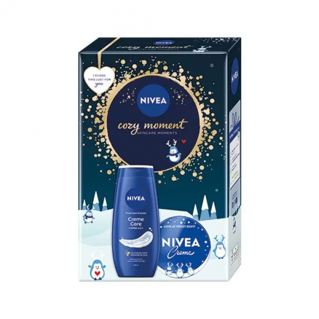 NIVEA SET COZY MOMENT ( KREMA 150ML + GEL ZA TUŠIRANJE 250ML )