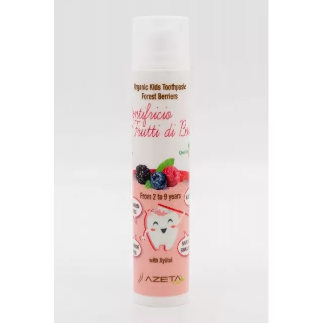AZETA BIO ORGANSKA PASTA ZA ZUBE ŠUMSKO VOĆE 2-9 GODINA, 50ML