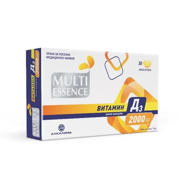 MULTI ESSENCE VITAMIN D3 2000IU 30 KAPSULA