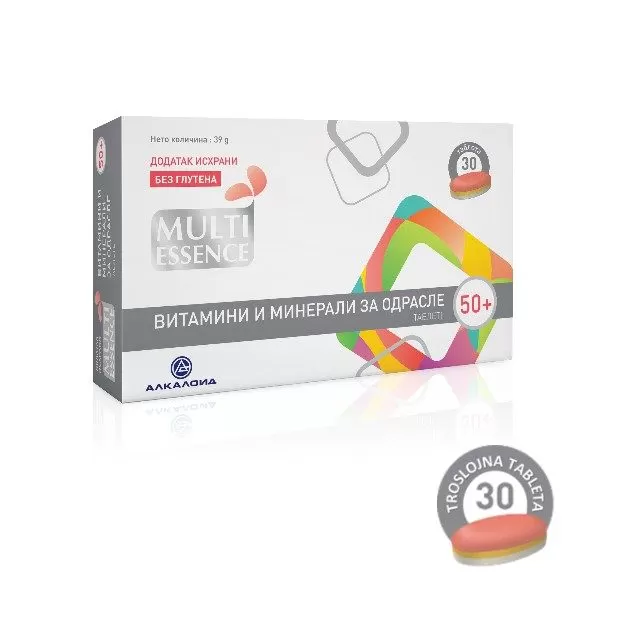 MULTI ESSENCE VITAMINI I MINERALI ZA ODRASLE 50+ 30 TABLETA