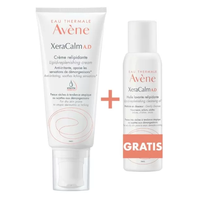 AVENE PROMO XERACALM A.D. KREMA+ GRATIS XERACALM A.D. ULJE